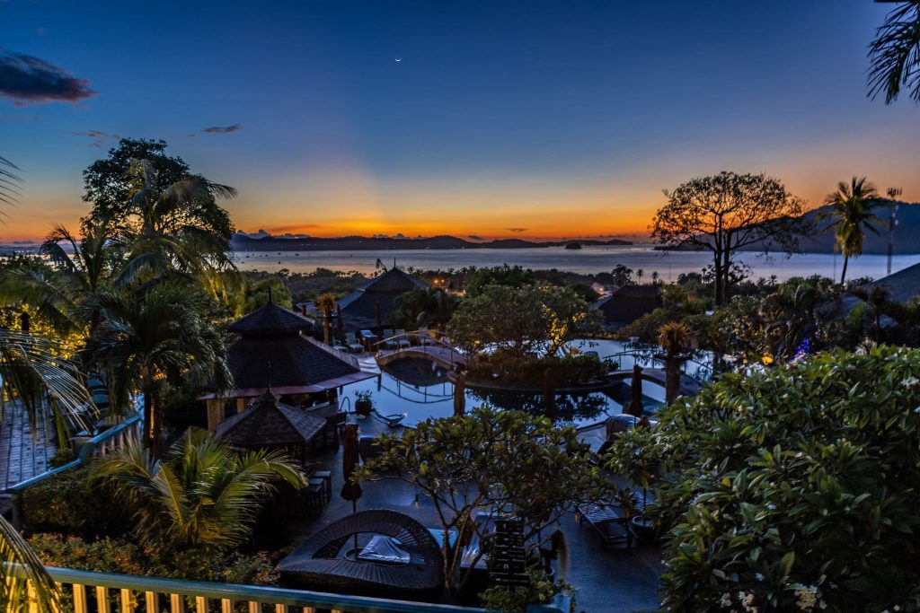 Sunrise at Mangosteen Ayurveda & Wellness Resort, Best Phuket Location, Mangosteen Ayurveda & Wellness Resort, Phuket